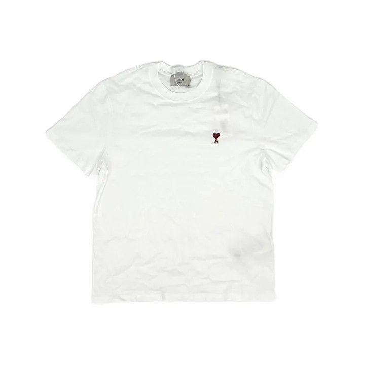 AMI AMI Heart Logo Embroidered Short Sleeve T-Shirt 0079 Size US L / EU 52-54 / 3 - 2 Thumbnail