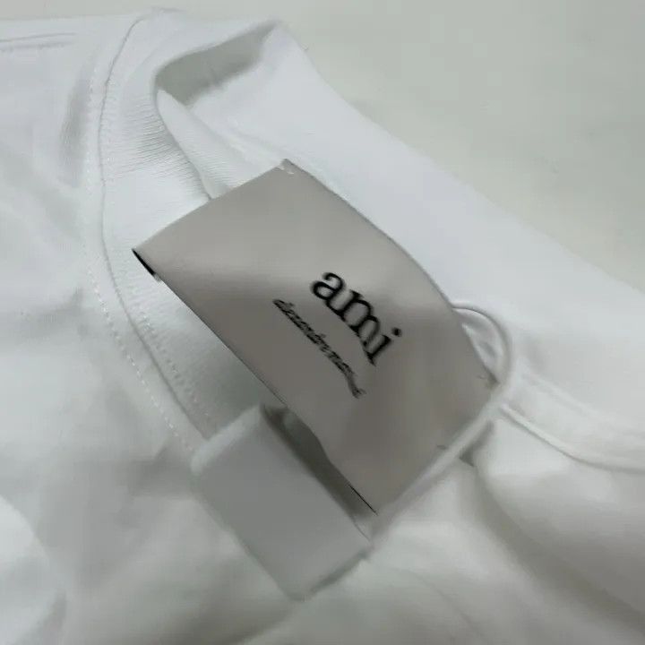 AMI AMI Heart Logo Embroidered Short Sleeve T-Shirt 0079 Size US L / EU 52-54 / 3 - 6 Thumbnail