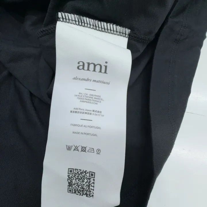 AMI AMI Love Logo Black Short Sleeve T-Shirt 0079 Size US XL / EU 56 / 4 - 2 Thumbnail