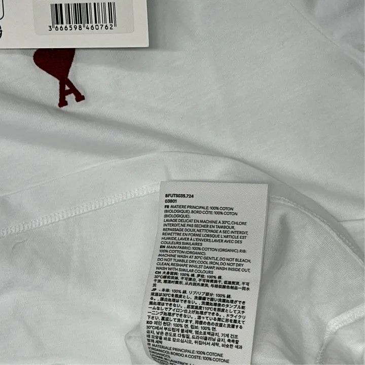 AMI AMI Heart Logo Embroidered T-Shirt 0079 Size US L / EU 52-54 / 3 - 4 Thumbnail