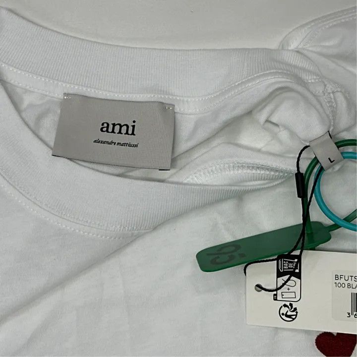 AMI AMI Heart Logo Embroidered T-Shirt 0079 Size US L / EU 52-54 / 3 - 2 Thumbnail