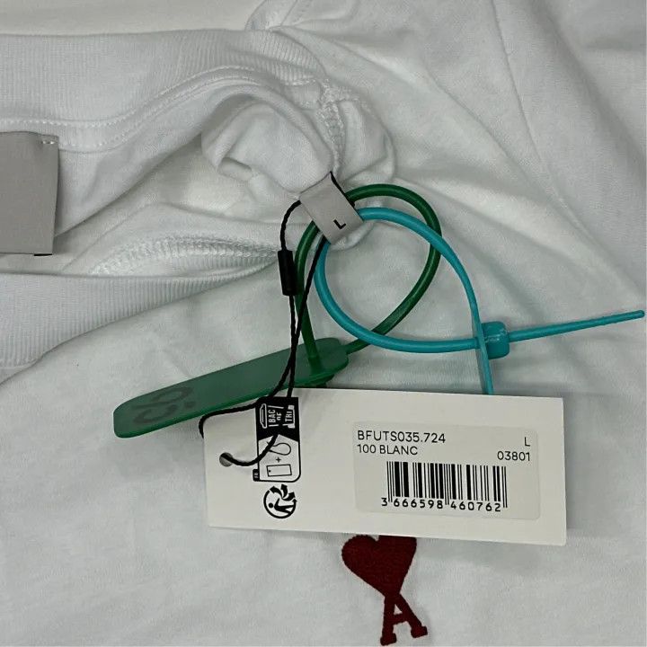 AMI AMI Heart Logo Embroidered T-Shirt 0079 Size US L / EU 52-54 / 3 - 3 Thumbnail