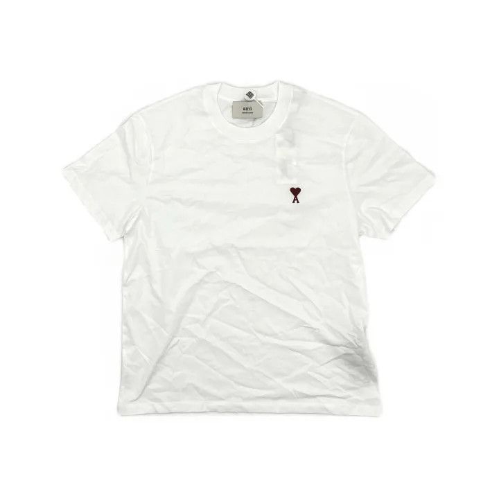 AMI AMI Heart Logo Embroidered Short Sleeve T-Shirt 0079 Size US S / EU 44-46 / 1 - 2 Thumbnail