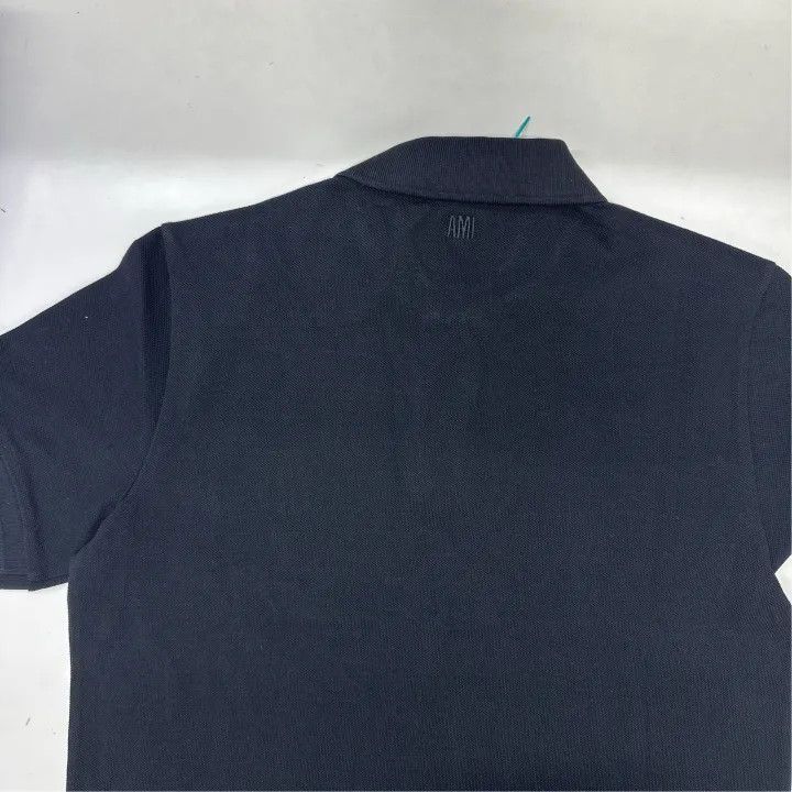 AMI AMI Love Logo Short Sleeve Polo Shirt 0079 Size US M / EU 48-50 / 2 - 8 Thumbnail