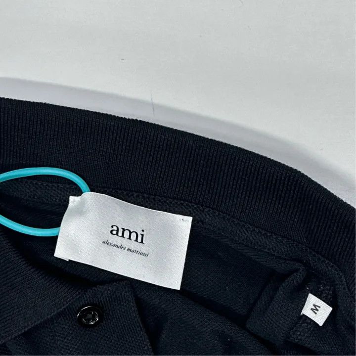 AMI AMI Love Logo Short Sleeve Polo Shirt 0079 Size US M / EU 48-50 / 2 - 4 Thumbnail