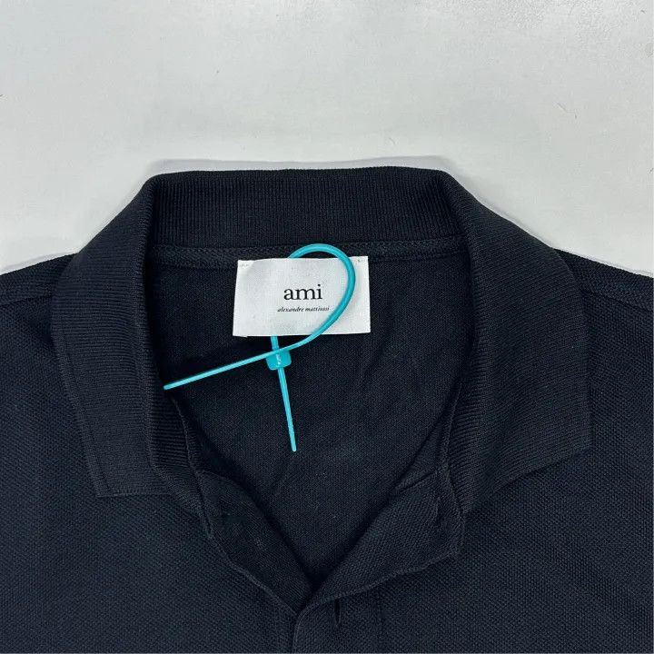 AMI AMI Love Logo Short Sleeve Polo Shirt 0079 Size US M / EU 48-50 / 2 - 6 Thumbnail