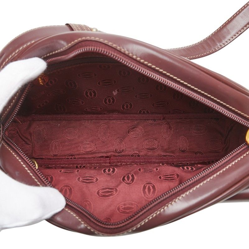 Cartier Cartier Cartier Must Line Leather Shoulder Bag Leather Crossbody Bag Size ONE SIZE - 10 Thumbnail