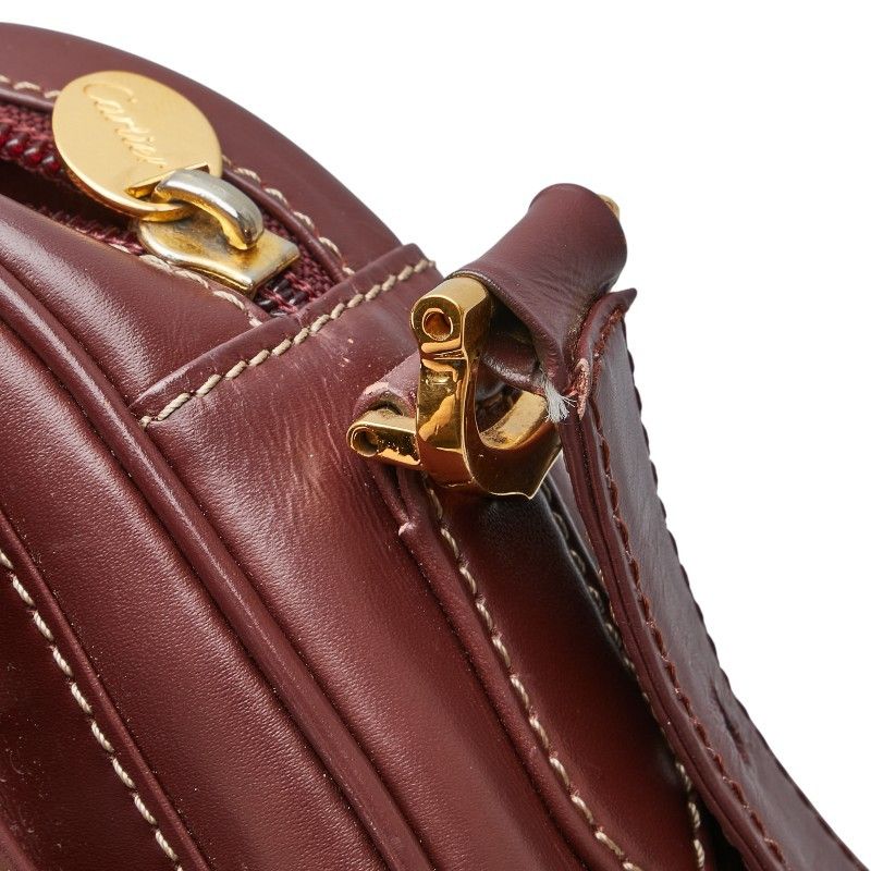 Cartier Cartier Cartier Must Line Leather Shoulder Bag Leather Crossbody Bag Size ONE SIZE - 9 Thumbnail