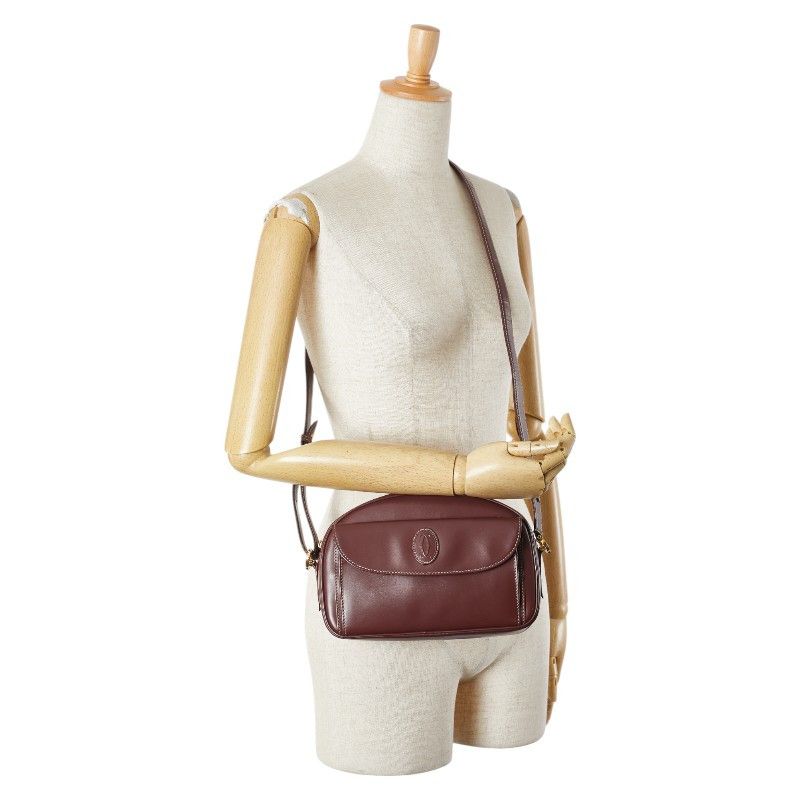 Cartier Cartier Cartier Must Line Leather Shoulder Bag Leather Crossbody Bag Size ONE SIZE - 13 Thumbnail