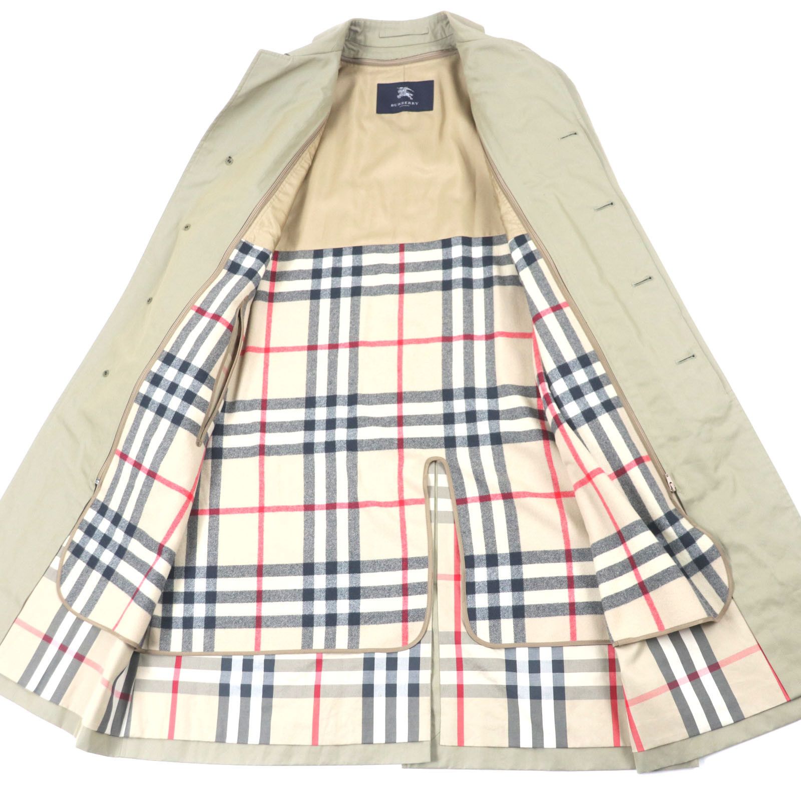 Burberry Burberry Burberry London Nova check Cashmere blend coat Leather Outerwear Size ONE SIZE - 4 Thumbnail