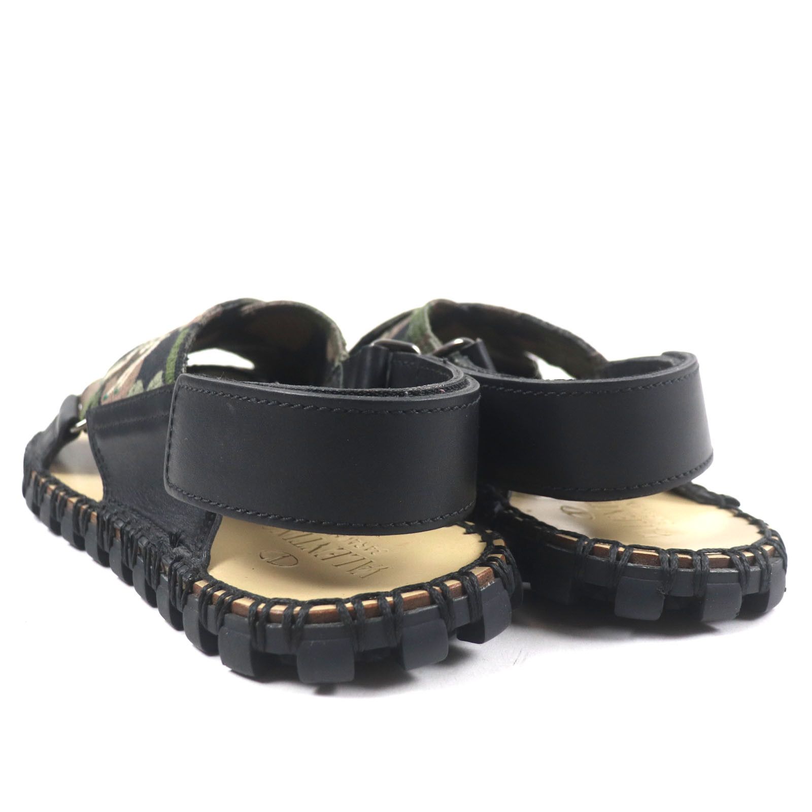 Valentino Valentino Valentino Dragon Embroidery Leather Sandals Leather Shoes Size ONE SIZE - 3 Thumbnail