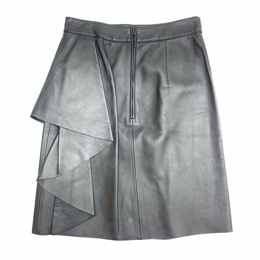 Celine Celine Celine Leather Skirt Leather Skirts DUTY FREE for USA Size ONE SIZE - 4 Thumbnail
