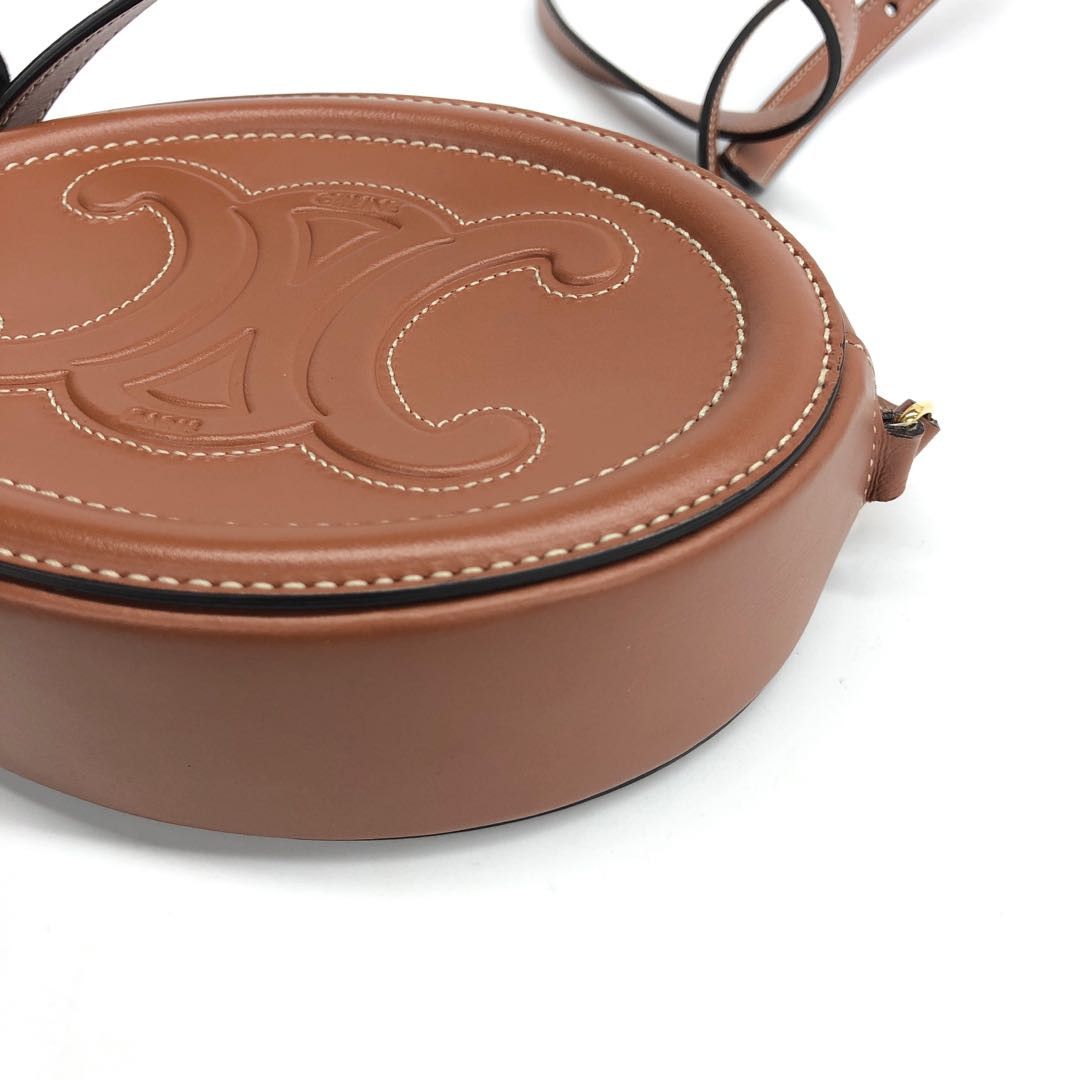 Celine Celine Celine Cuir Triomphe Calfskin Shoulder Bag Leather Shoulder Bag Size ONE SIZE - 15 Thumbnail