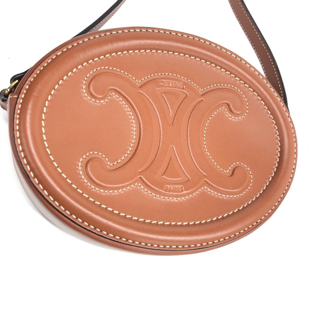 Celine Celine Celine Cuir Triomphe Calfskin Shoulder Bag Leather Shoulder Bag Size ONE SIZE - 12 Thumbnail