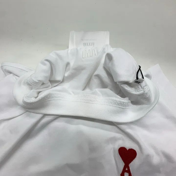 AMI AMI Paris White Short Sleeve T-shirt Unisex 0079 Size US XXS / EU 40 - 7 Thumbnail