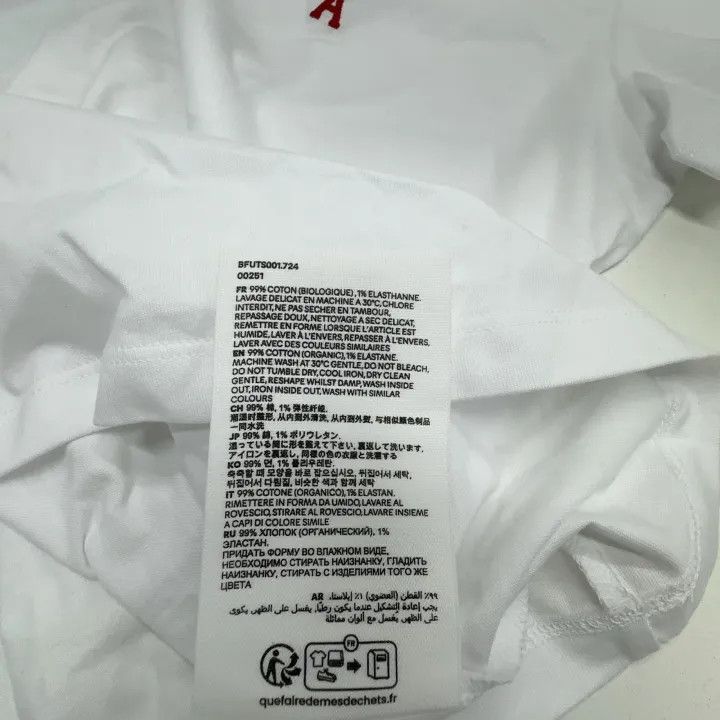 AMI AMI Paris White Short Sleeve T-shirt Unisex 0079 Size US XXS / EU 40 - 6 Thumbnail