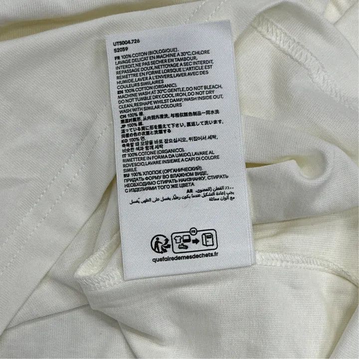 AMI AMI Classic Red Heart Embroidered White T-Shirt 0079 Size US L / EU 52-54 / 3 - 2 Thumbnail