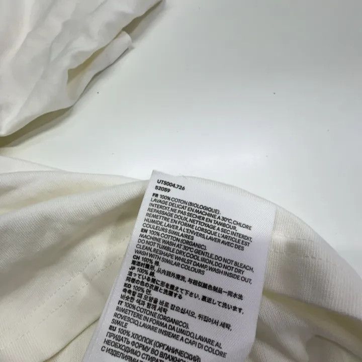 AMI AMI Classic Heart Embroidered White T-Shirt 0079 Size US L / EU 52-54 / 3 - 6 Thumbnail