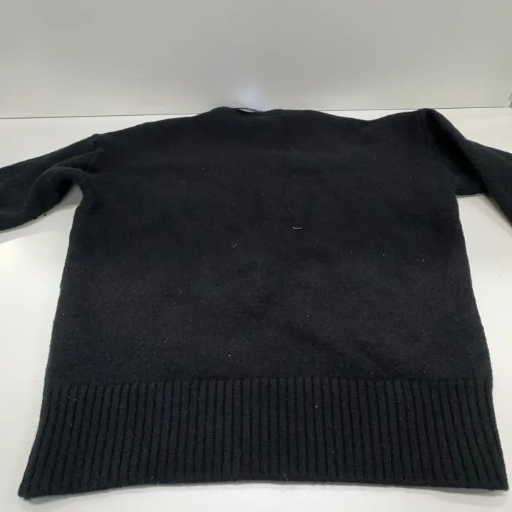 AMI AMI Black Crewneck Sweater with Heart Logo 0079 Size US S / EU 44-46 / 1 - 12 Thumbnail