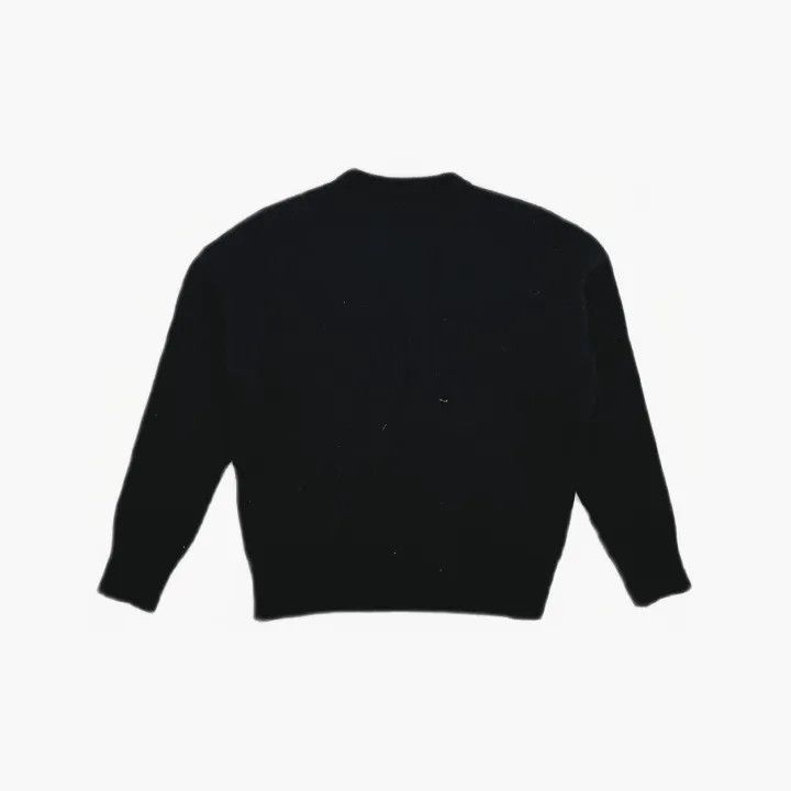 AMI AMI Black Crewneck Sweater with Heart Logo 0079 Size US S / EU 44-46 / 1 - 3 Thumbnail