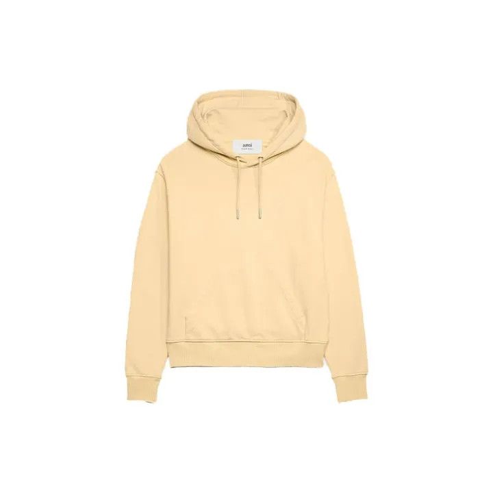 AMI AMI Paris Khaki Logo Embroidered Hoodie 0079 Size US M / EU 48-50 / 2 - 2 Thumbnail