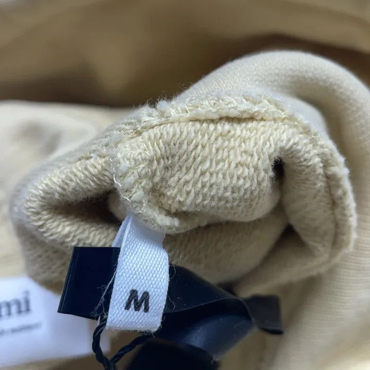 AMI AMI Paris Khaki Logo Embroidered Hoodie 0079 Size US M / EU 48-50 / 2 - 4 Thumbnail