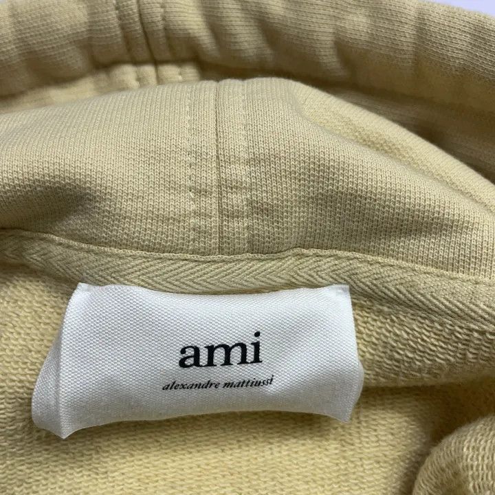 AMI AMI Paris Khaki Logo Embroidered Hoodie 0079 Size US M / EU 48-50 / 2 - 3 Thumbnail
