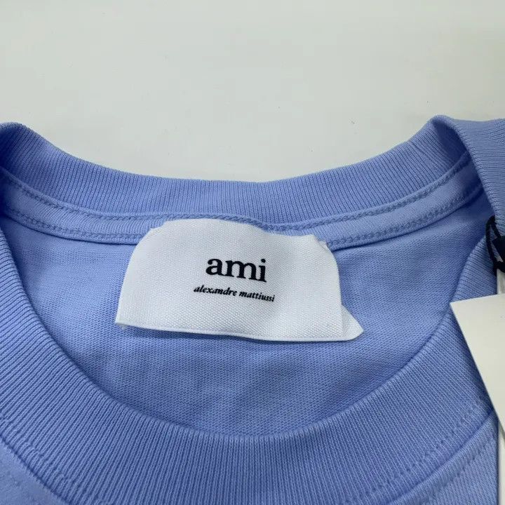 AMI AMI SS22 Heart Logo Embroidered T-Shirt 0079 Size US M / EU 48-50 / 2 - 5 Thumbnail