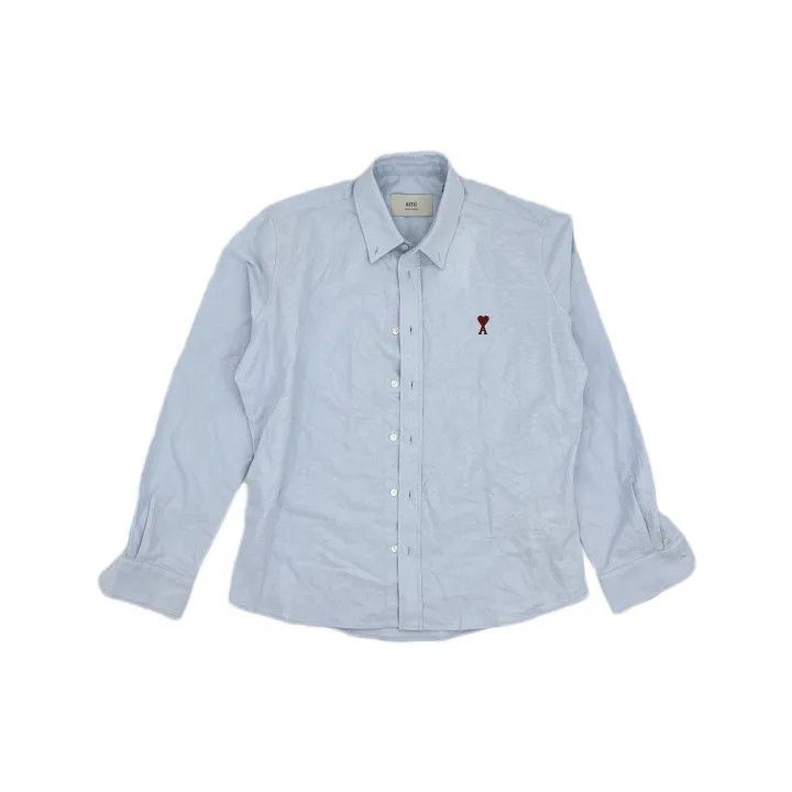 AMI AMI Long Sleeve Relaxed Fit Shirt 0079 Size US M / EU 48-50 / 2 - 2 Thumbnail