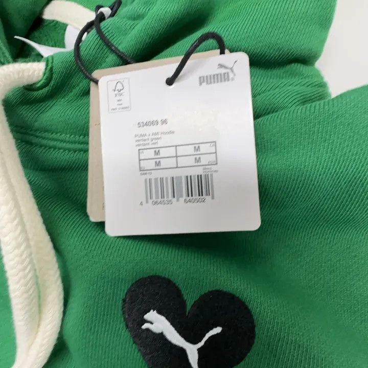 Puma Puma x AMI Casual Green Hoodie for Men 0079 Size US M / EU 48-50 / 2 - 5 Thumbnail