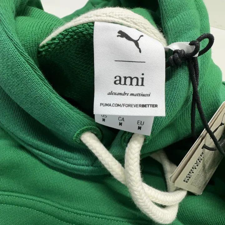 Puma Puma x AMI Casual Green Hoodie for Men 0079 Size US M / EU 48-50 / 2 - 6 Thumbnail