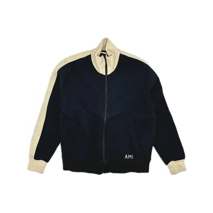 AMI AMI Paris High Neck Embroidered Jacket 0079 Size US XL / EU 56 / 4 - 2 Thumbnail