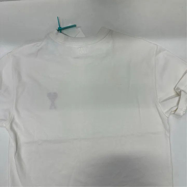 AMI AMI Classic Cotton Heart Embroidered T-Shirt 0079 Size US XXS / EU 40 - 9 Thumbnail