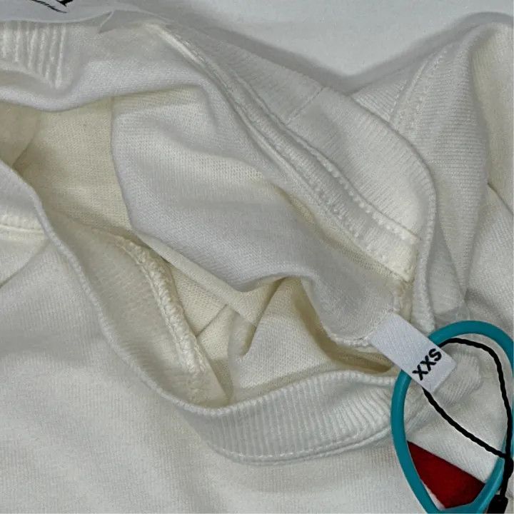 AMI AMI Classic Cotton Heart Embroidered T-Shirt 0079 Size US XXS / EU 40 - 3 Thumbnail