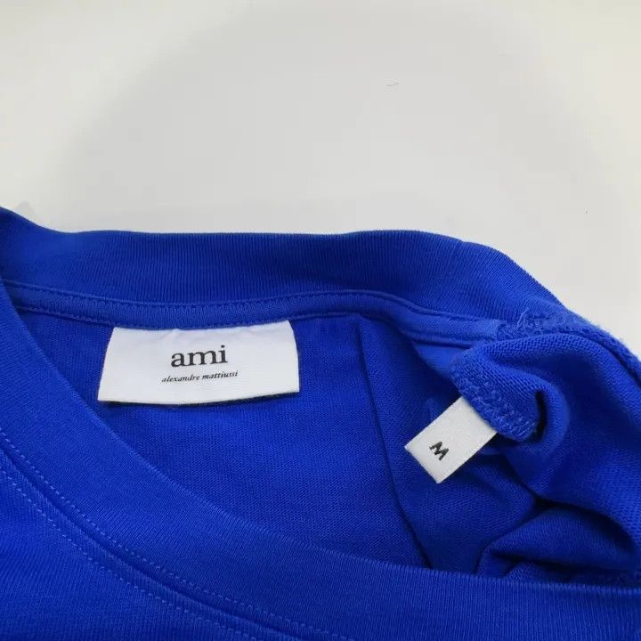 AMI AMI Logo Embroidered Long Sleeve T-Shirt 0079 Size US M / EU 48-50 / 2 - 6 Thumbnail