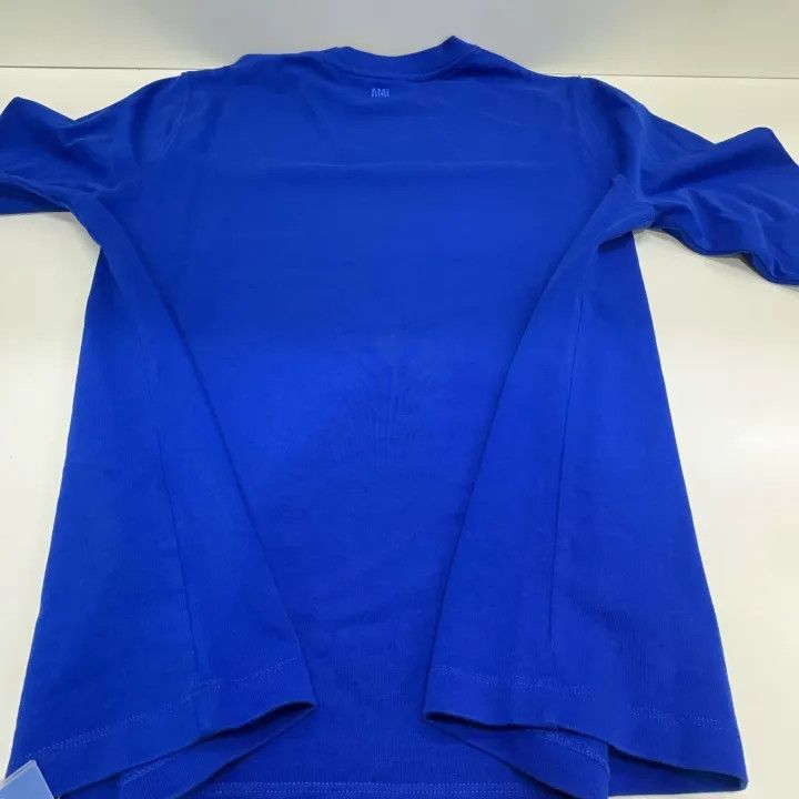 AMI AMI Logo Embroidered Long Sleeve T-Shirt 0079 Size US M / EU 48-50 / 2 - 13 Thumbnail