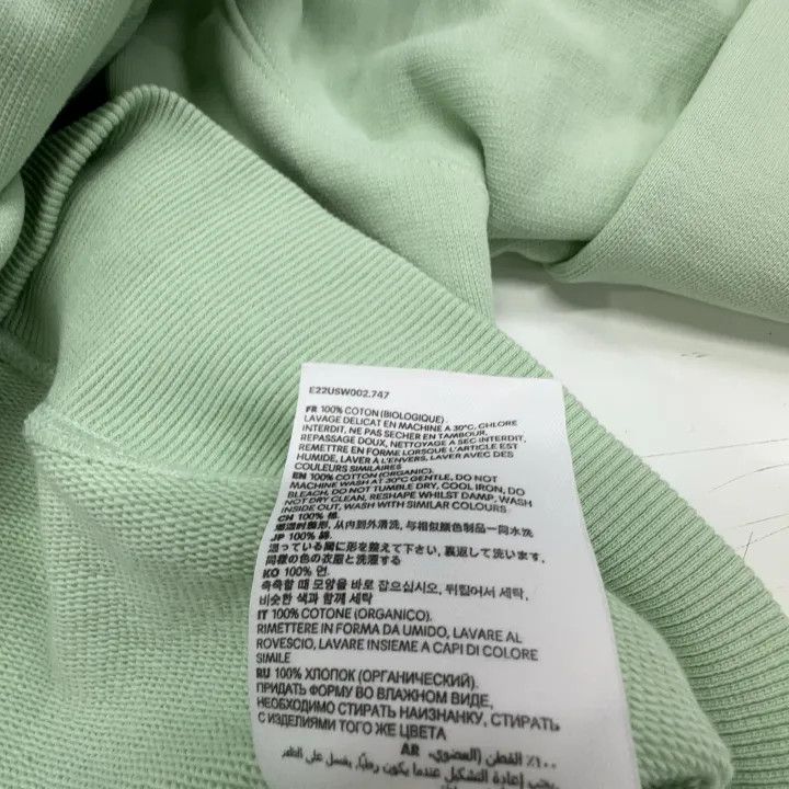 AMI AMI SS22 Green Heart Logo Casual Sweatshirt 0079 Size US XXS / EU 40 - 5 Thumbnail
