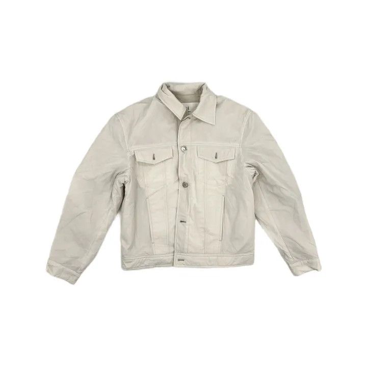 AMI Ami Paris Men's White Casual Jacket 0079 Size US M / EU 48-50 / 2 - 2 Thumbnail
