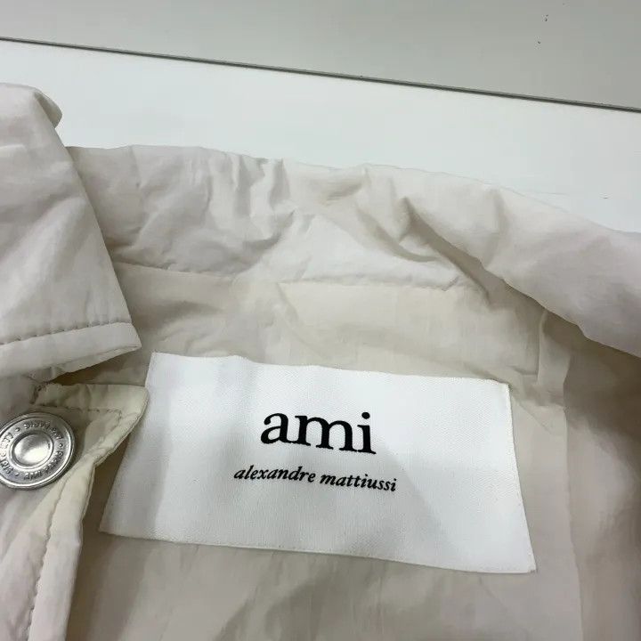 AMI Ami Paris Men's White Casual Jacket 0079 Size US M / EU 48-50 / 2 - 4 Thumbnail