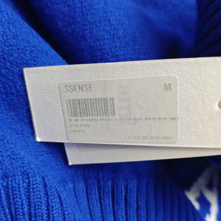 AMI AMI Logo Knit Turtleneck Sweater for Men 0079 Size US M / EU 48-50 / 2 - 6 Thumbnail
