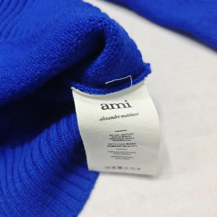 AMI AMI Logo Knit Turtleneck Sweater for Men 0079 Size US M / EU 48-50 / 2 - 5 Thumbnail