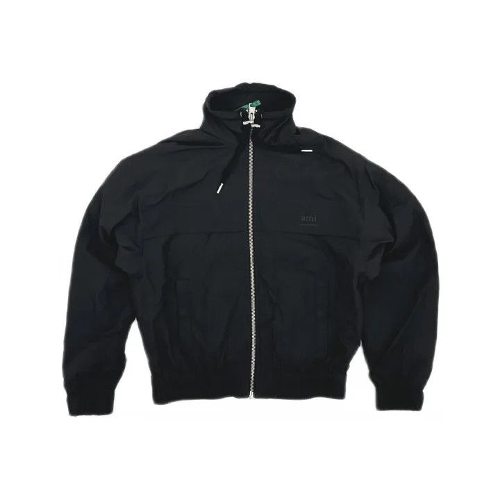 AMI AMI Black Short Jacket with Zip and Pockets 0079 Size US XS / EU 42 / 0 - 2 Thumbnail