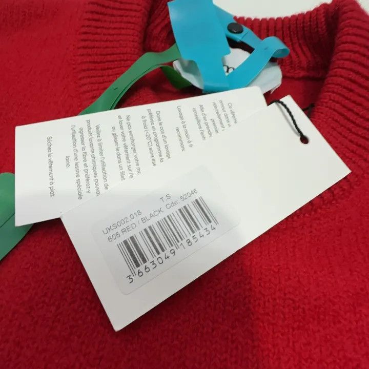 AMI AMI Red Heart Logo Wool Sweater 0079 Size US S / EU 44-46 / 1 - 4 Thumbnail