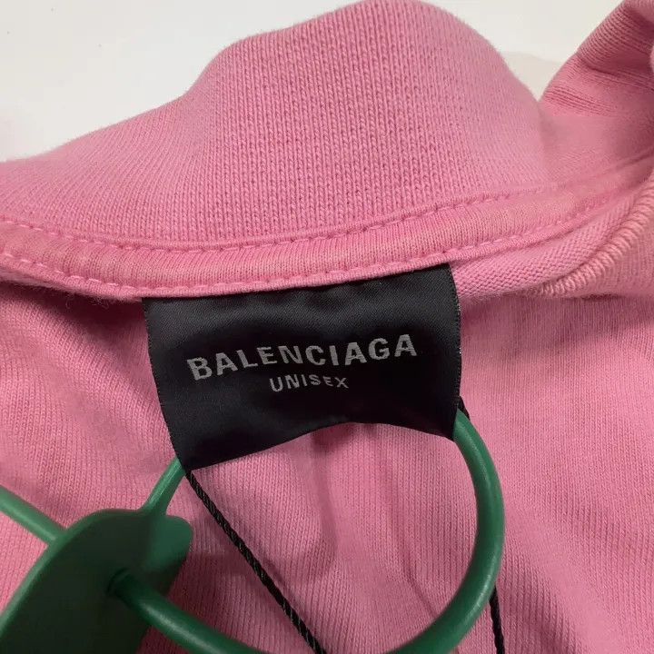 Balenciaga Balenciaga SS23 Logo Print Pink T-Shirt 0079 Size US M / EU 48-50 / 2 - 2 Thumbnail