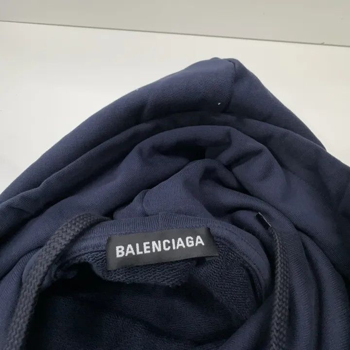 Balenciaga Balenciaga Logo Printed Pullover Hoodie 0079 Size US L / EU 52-54 / 3 - 7 Thumbnail