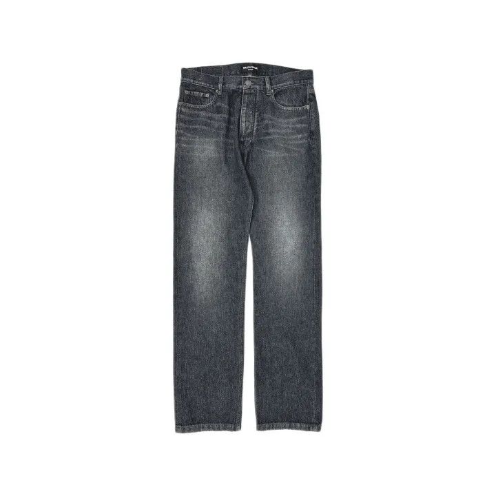 Balenciaga Balenciaga FW21 Men's Casual Straight Jeans 0079 Size US 30 / EU 46 - 2 Thumbnail