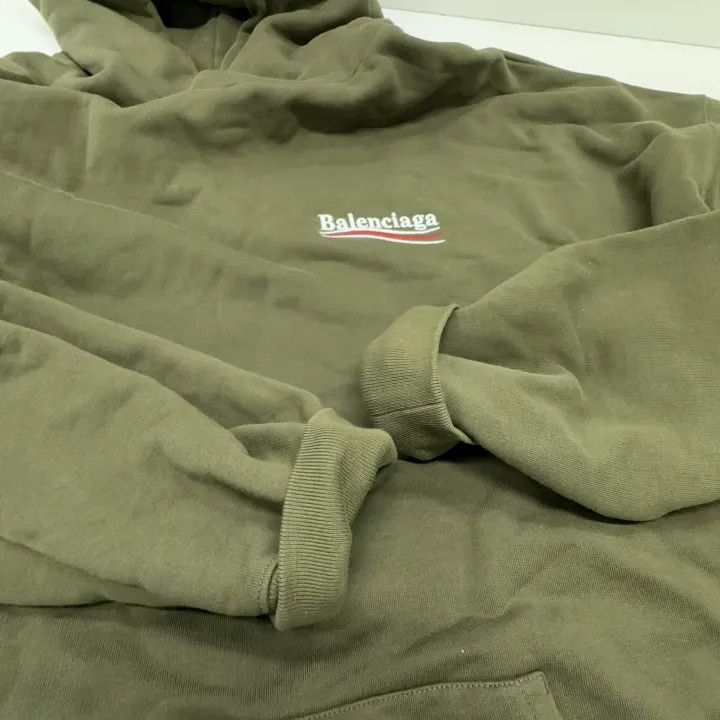Balenciaga Balenciaga Political Campaign Hooded Sweatshirt 0079 Size US M / EU 48-50 / 2 - 7 Thumbnail