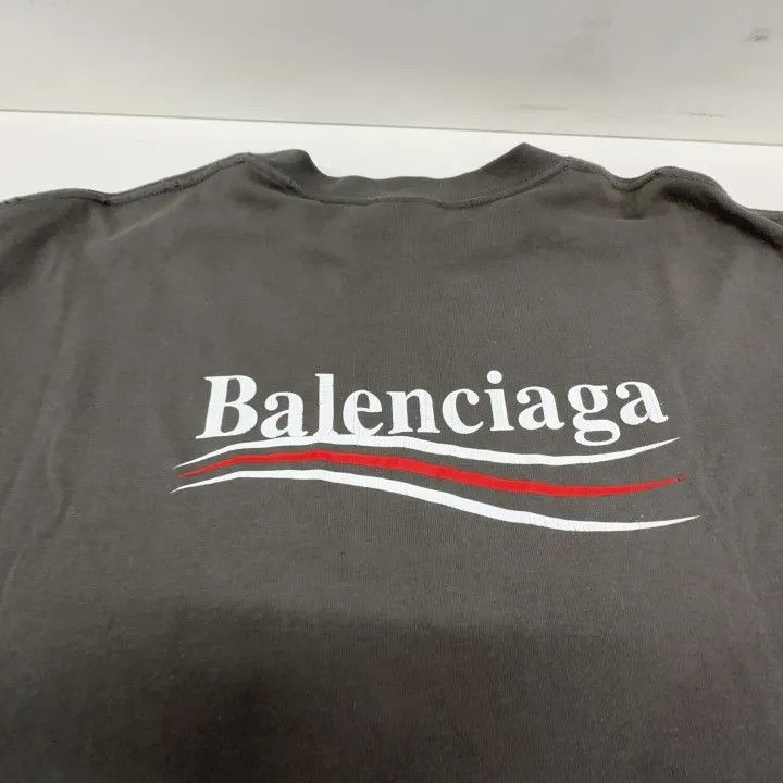 Balenciaga Balenciaga FW22 Logo Detail Short Sleeve T-Shirt 0079 Size US S / EU 44-46 / 1 - 12 Thumbnail