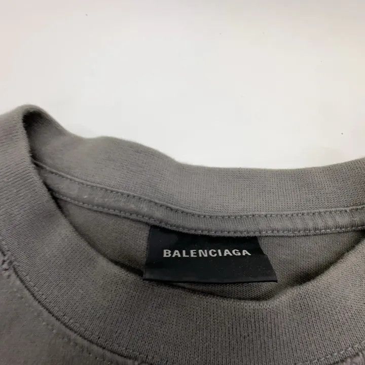 Balenciaga Balenciaga FW22 Logo Detail Short Sleeve T-Shirt 0079 Size US S / EU 44-46 / 1 - 6 Thumbnail