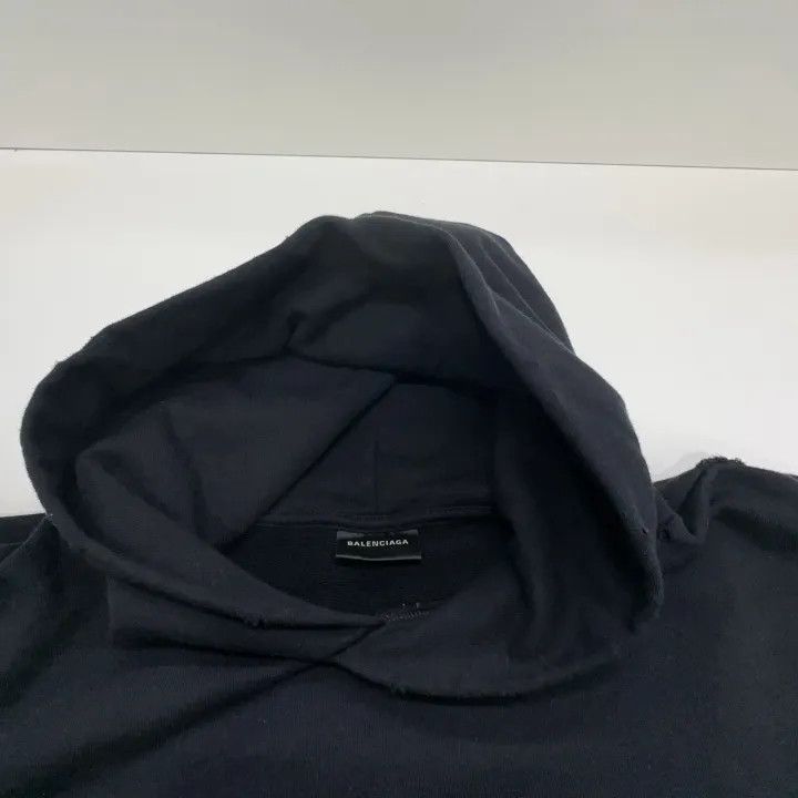 Balenciaga Balenciaga Logo Print Hooded Sweatshirt Men 0079 Size US S / EU 44-46 / 1 - 7 Thumbnail